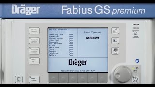 Dräger Fabius GS premium  Daily checkout procedure [upl. by Dorsey]