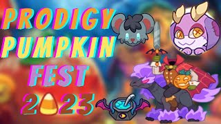 Prodigy Math Game  Insane New Prodigy Pumpkinfest 2023 [upl. by Eelorac]