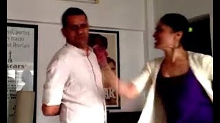 Old Viral Video Subhash Kapoor Slapped By Geetika Tyagi In Front Of His Wife  Me Too [upl. by Htiel]