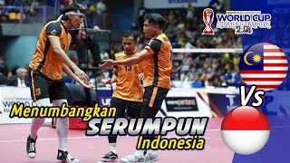 SEMI FINAL TIM REGU  Indonesia 🇮🇩 Vs Malaysia 🇲🇾  ISTAF World Cup 2024 [upl. by Garrard]