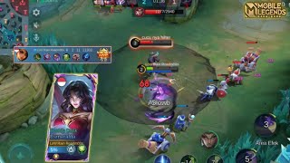 EARLY GAME DIPRES SAMA MUSUH DI LANING PHASE AUTO LANGSUNG KASIH PAHAM  Mobile Legends [upl. by Ailerua848]