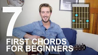 First 7 Chords To Learn on Guitar [upl. by Tisha]