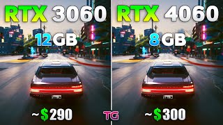 RTX 4060 vs RTX 3060  Test in 10 Games [upl. by Mcgee]