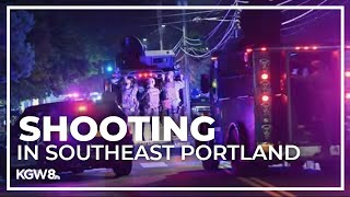 2 people in custody after Southeast Portland shooting [upl. by Ardnala]