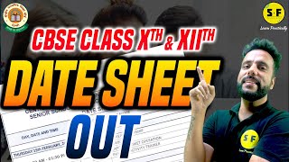 Date Sheet Out Class 10th amp Class 12th CBSE Board Exams 202324 [upl. by Doble]