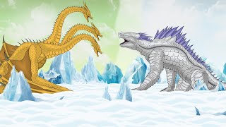 King Ghidorah vs Shimo  Final Battle  Monsterverse [upl. by Yojal]