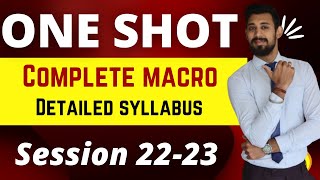 Complete One shot Macro eco  Full detailed Syllabus  Must watch [upl. by Fogg]