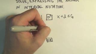 Solving Linear Compound Inequalities  Example 1 [upl. by Ester]