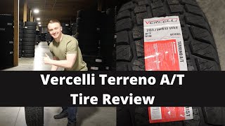 Vercelli Terreno AT Tire Review  Vercelli Tire Review [upl. by Ahtennek]