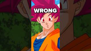 Super Saiyan God is WRONG [upl. by Nagap]