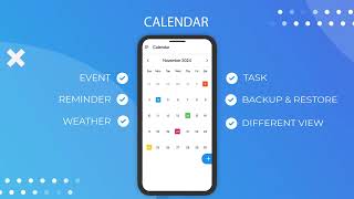 Calendar App  Schedule Planner  Track Tasks amp Events  Business planner [upl. by Anirazc]