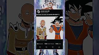 SAITAMA AND GOKU VS SUPER MEN 👀 PT 3 goku gokublack dragonball saitama onepunchman anime am [upl. by Lorolla]