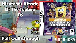 Nicktoons Attack Of The Toy Bots DS Full Walkthrough [upl. by Laurens]