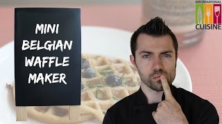 Mini belgian waffle maker [upl. by Simmie92]