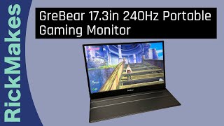 GreBear 173in 240Hz Portable Gaming Monitor [upl. by Sunev730]