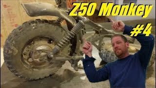 Z50 Honda MONKEY down to the FRAME part4 [upl. by Kcirred]