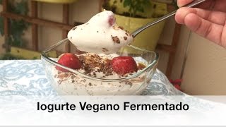 Iogurte Vegano Fermentado [upl. by Wallinga]