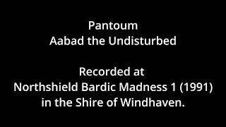 Pantoum  Aabad the Undisturbed AUDIO [upl. by Amocat]