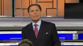 Kenneth Copeland becomes Demon Possessed on stage [upl. by Nonnahsal]