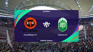 Polokwane City vs AmaZulu 14092024 DStv Premiership PES 2021 [upl. by Fabien]