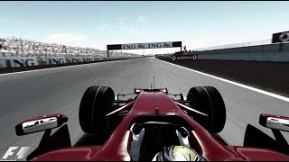 FerrariF2008  Kimi Raikkonen  Pole lap at magny cours  onboard camera [upl. by Quent307]