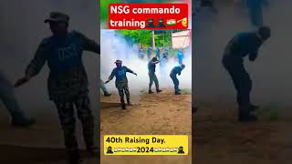 40th raising day 2024 NSG training  commando training Army training nsgrohit11 follow IG🥷 [upl. by Angela520]