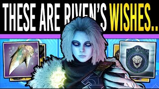 Destiny 2 These are Rivens Wishes How to Finish it FAST NEW Weekly Quest Rewards [upl. by Sarnoff]