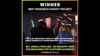 AOP Awards 2024 Best Research  Insight Project [upl. by Eissoj]