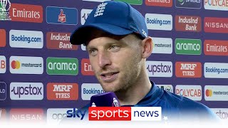 Jos Buttler reacts to crushing defeat by New Zealand in Cricket World Cup opener [upl. by Senzer]