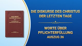 Das Wort Gottes  Worte über Pflichterfüllung Auszug 36 [upl. by Notac]