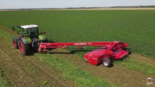 Mowing Alfalfa Hay near Alva Oklahoma [upl. by Rice]