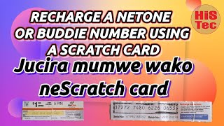 Recharge another Netone or Buddie number with a scratch card [upl. by Sewell]