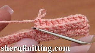 Back Post Double Crochet StitchCrochet Stitch Crochet For Beginners Learn How To Crochet [upl. by Aihsot]