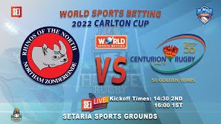 World Sports Betting Carlton Cup  Northam Rhinos vs Centurion [upl. by Arbed521]