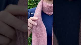 🩷Gabi Scarf🩷 alelaknit knitting strikkeoppskrifter [upl. by Airpal]