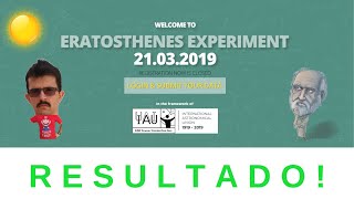 Como calcular a circunferência da Terra Resultado  Zé da Física 44 [upl. by Eunice716]