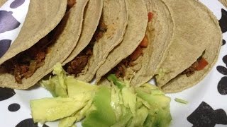 El sabor de Sabi Tacos de chilorio a la mexicana [upl. by Nyloc]