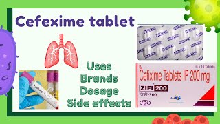 Cefixime Tablet Full information In Hindi  Uses  Side effects  Zifi 200Cefolac tablet [upl. by Adnalra]