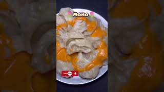 Steamed momos 😋vegmomos momos fastfood viralshorts fyp [upl. by Sinnej]