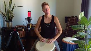 How to easily funk up djembe rhythms by adding a few bass notes [upl. by Sharma271]