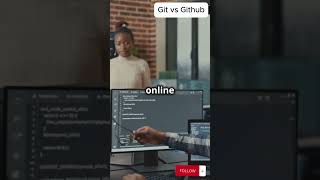 git vs GitHub codingexperience technology [upl. by Gladine]