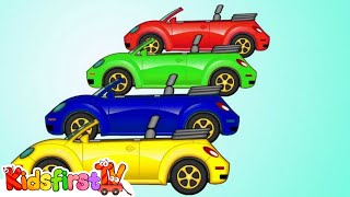 Learn colors with cars Animation for kids [upl. by Aihtak]