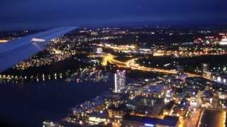 Evening Landing in Stockholm Bromma with Saab 2000 from Sundsvall [upl. by Nueormahc]