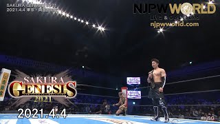 Roppongi 3K take tag gold and YOH wants El Desperado Sakura Genesis [upl. by Lenoel]