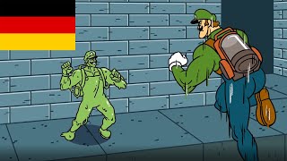 Mario and Luigi Super Anime Brothers German FanDub Animation by mashed [upl. by Lucio887]