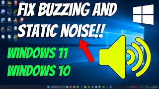 How To Remove Buzzing and Static Noise From Microphone on Windows 11 [upl. by Benny682]