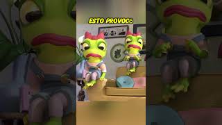 quotLa Rana que Hizo Reír a su Hija Emo para la Foto Perfecta 🐸📸quot youtubeshorts [upl. by Monagan]