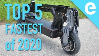 Top 5 fastest electric scooters of 2020 [upl. by Etnauq]