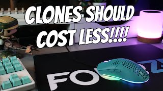 A Model O Clone That Costs The Same Fourze GM800 RGB UltraLight Gaming Mouse Review [upl. by Maggio]