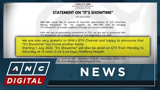 ABSCBNs hit noontime show Its Showtime moves to GMA7s GTV  ANC [upl. by Donela657]